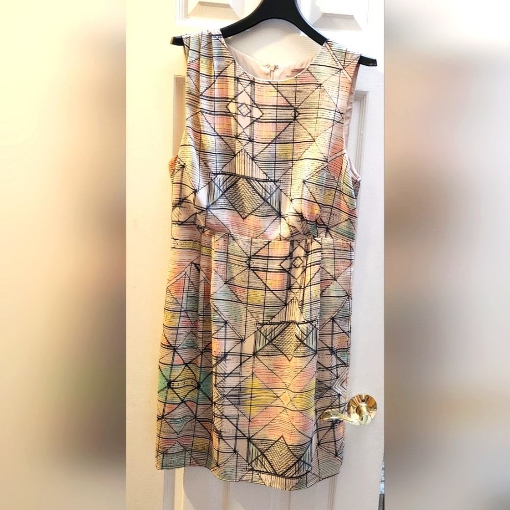 Forever 21 Pastel Geometric Mini Dress